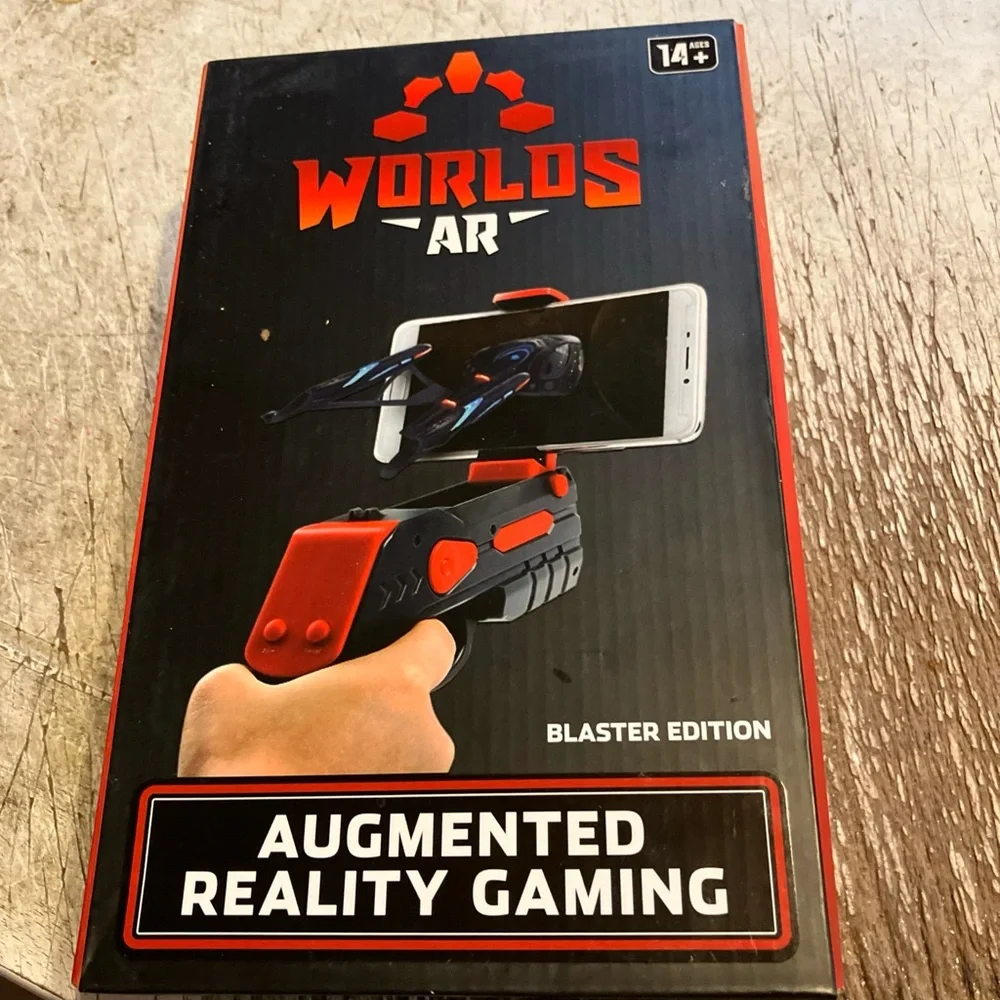 VR AR Blaster Controller - Red and Black